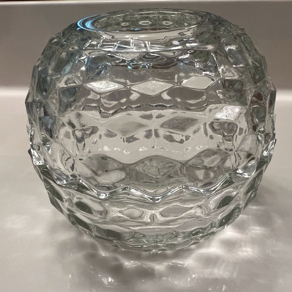 Vintage Fostoria American Glass Clear Fairy Lamp - Picture 2 of 6